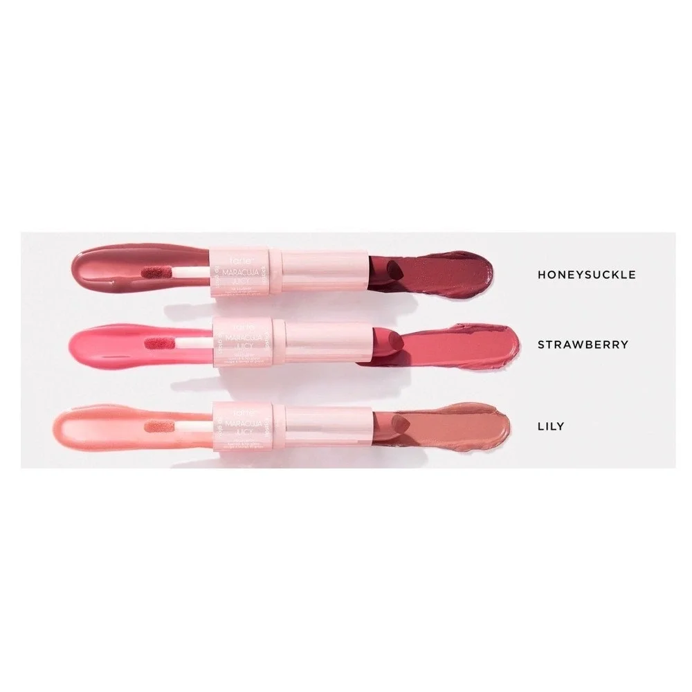 Tarte Maracuja Juicy Lip Sculptor Women's One Size Lipstick Gloss Duo Strawberry